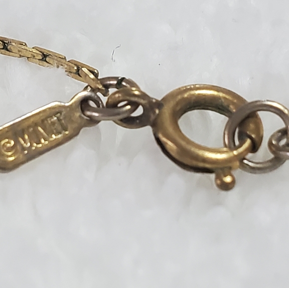 Vintage Waterford Crystal Heart Pendant Necklace - Picture 2 of 3